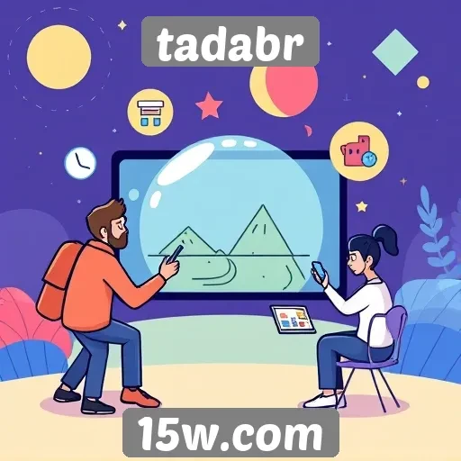 Recursos interativos na plataforma tadabr